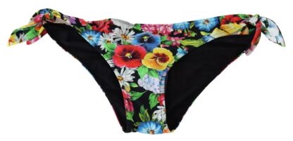 Dolce & Gabbana - Vibrant Floral Tie-Side Bikini Bottoms