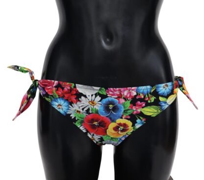 Dolce & Gabbana - Vibrant Floral Tie-Side Bikini Bottoms