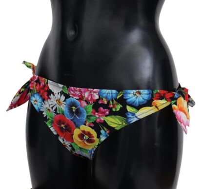 Dolce & Gabbana - Vibrant Floral Tie-Side Bikini Bottoms