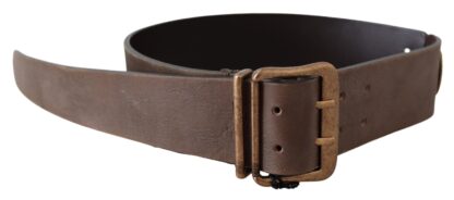 Ermanno Scervino - Elegant Leather Fashion Belt in Rich Brown