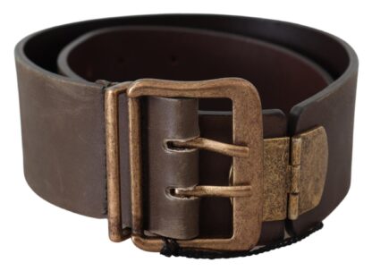 Ermanno Scervino - Elegant Leather Fashion Belt in Rich Brown