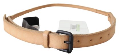 Scervino Street - Elegant Brown Leather Fashion Belt