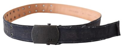 Ermanno Scervino - Chic Blue Leather Waist Belt