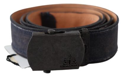 Ermanno Scervino - Chic Blue Leather Waist Belt