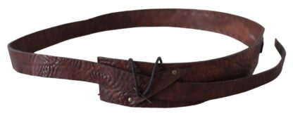 Ermanno Scervino - Chic Brown Leather Fashion Belt