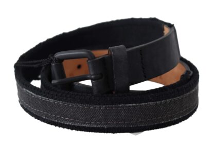 Ermanno Scervino - Chic Black Leather Waist Belt