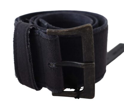 Ermanno Scervino - Elegant Black Leather Classic Belt