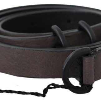 Ermanno Scervino - Elegant Slim Leather Waist Belt in Brown