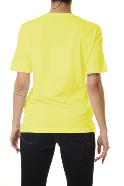 Love Moschino - Yellow Cotton Women T-Shirt