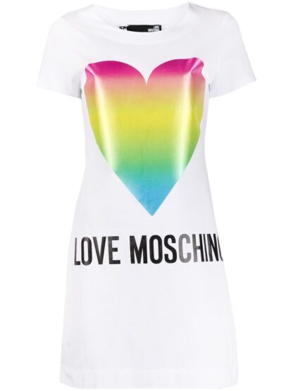 Love Moschino - White Cotton Women Dress