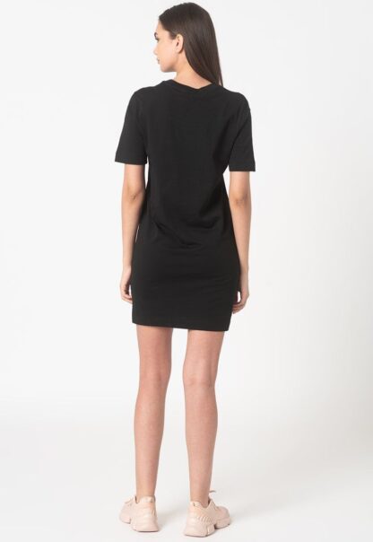 Love Moschino - Chic Black Dress with Signature Front Design