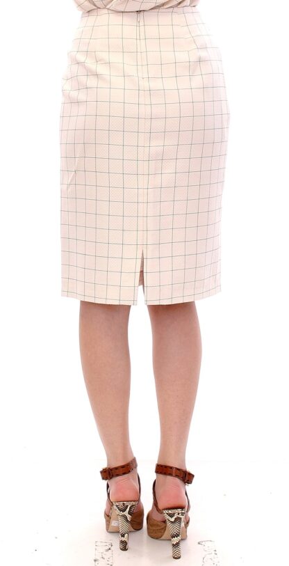 Andrea Incontri - Elegant White Pencil Skirt - Chic and Sophisticated