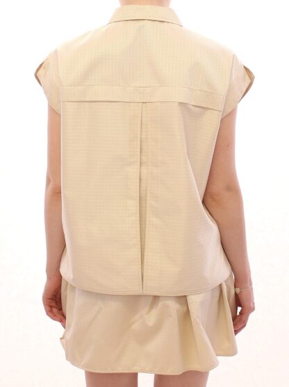 Andrea Incontri - Elegant Beige Blouse Tank Top