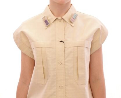 Andrea Incontri - Elegant Beige Blouse Tank Top