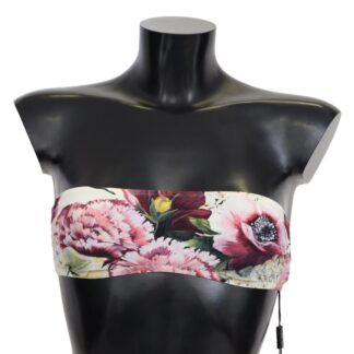 Dolce & Gabbana - Floral Elegance Elastic Bikini Top