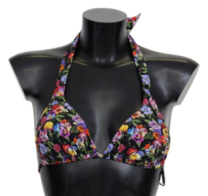 Dolce & Gabbana - Chic Floral Printed Bikini Top