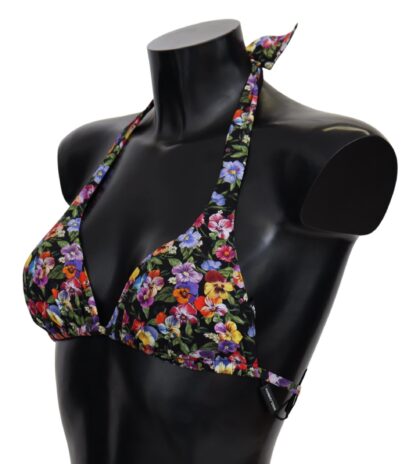 Dolce & Gabbana - Chic Floral Printed Bikini Top