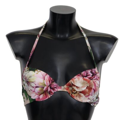 Dolce & Gabbana - Floral Elegance Elastic Bikini Top