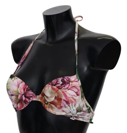 Dolce & Gabbana - Floral Elegance Elastic Bikini Top