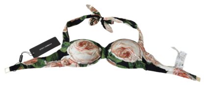 Dolce & Gabbana - Floral Elegance Elastic Bikini Top