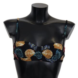 Dolce & Gabbana - Chic Seashell Print Bikini Top