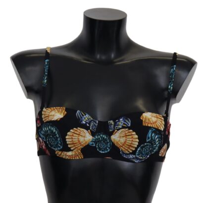 Dolce & Gabbana - Chic Seashell-Print Bikini Top