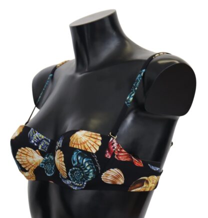 Dolce & Gabbana - Chic Seashell-Print Bikini Top