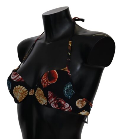 Dolce & Gabbana - Chic Seashell Print Bikini Top