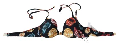 Dolce & Gabbana - Chic Seashell Print Bikini Top