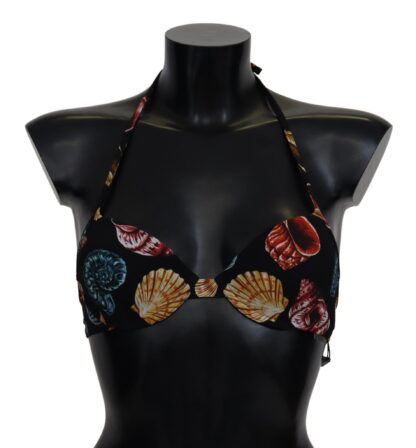 Dolce & Gabbana - Chic Seashell Print Bikini Top