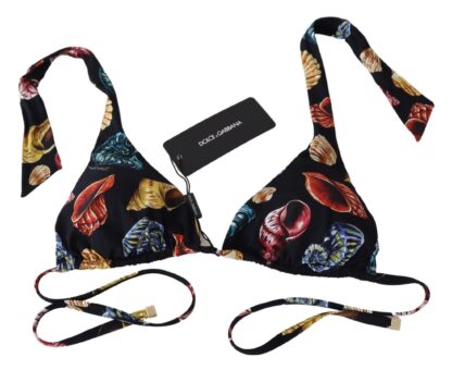 Dolce & Gabbana - Seashell Print Chic Bikini Top