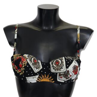 Dolce & Gabbana - Floral Elegance Elastic Bikini Top