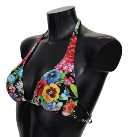 Dolce & Gabbana - Vibrant Floral Print Bikini Top