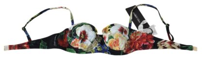 Dolce & Gabbana - Floral Elegance Elastic Bikini Top