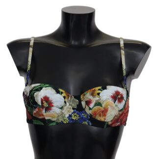 Dolce & Gabbana - Multicolor Floral Bikini Top - Elegant Summer Wear