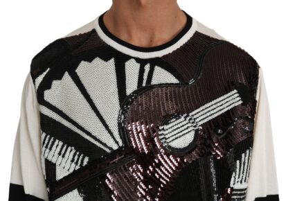 Dolce & Gabbana - New York Jazz Sequined Silk Sweater