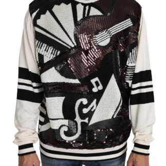 Dolce & Gabbana - Opulent Multicolor Crewneck Sweater