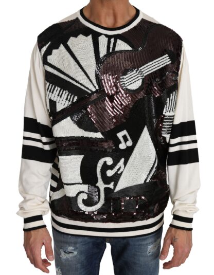 Dolce & Gabbana - New York Jazz Sequined Silk Sweater