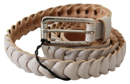 GF Ferre - Elegant Twisted Leather Waist Belt