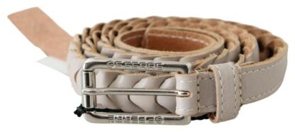 GF Ferre - Elegant Twisted Leather Waist Belt