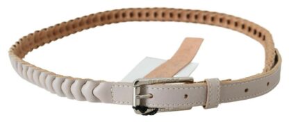 GF Ferre - Elegant Twisted Leather Waist Belt