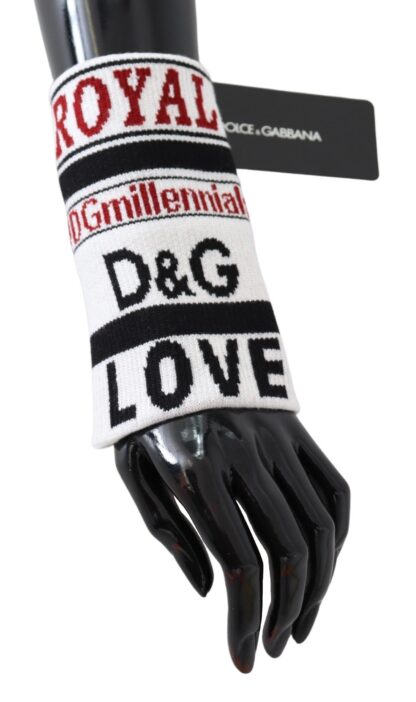 Dolce & Gabbana - Multicolored Virgin Wool Wrist Wrap