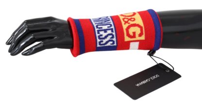 Dolce & Gabbana - Multicolored Wool Blend Designer Wrist Wrap