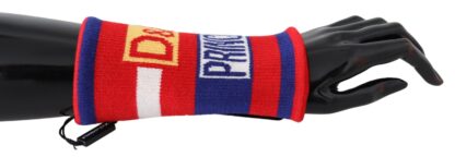 Dolce & Gabbana - Multicolored Wool Blend Designer Wrist Wrap