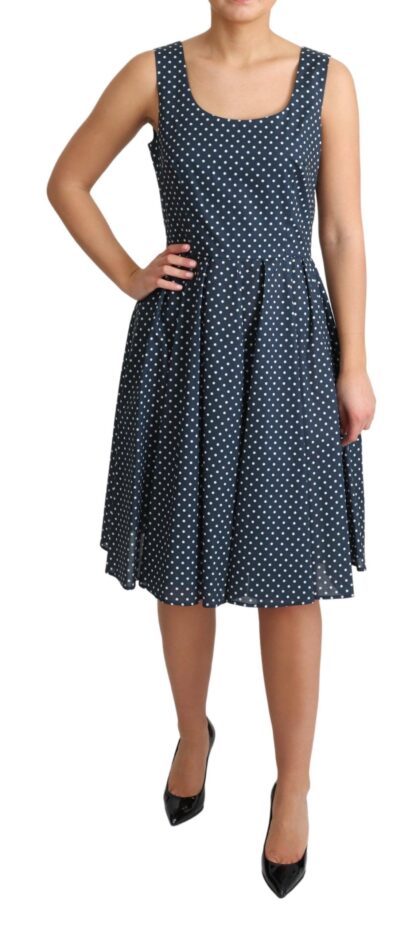 Dolce & Gabbana - Polka Dot Sleeveless A-Line Dress