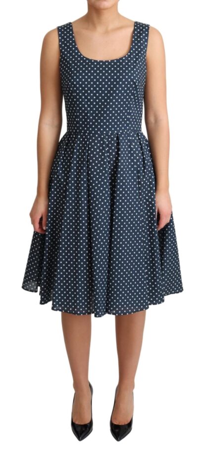 Dolce & Gabbana - Polka Dot Sleeveless A-Line Dress