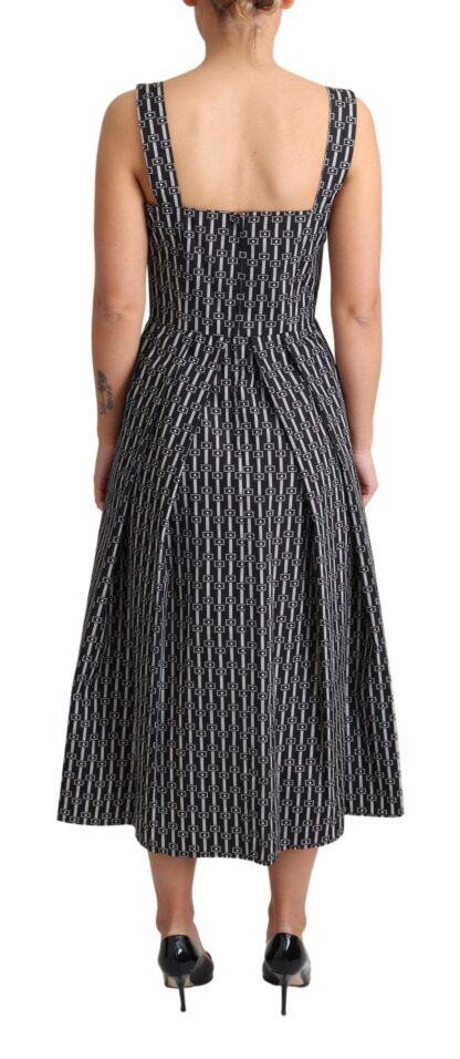 Dolce & Gabbana - Elegant Sleeveless Geometric A-line Dress