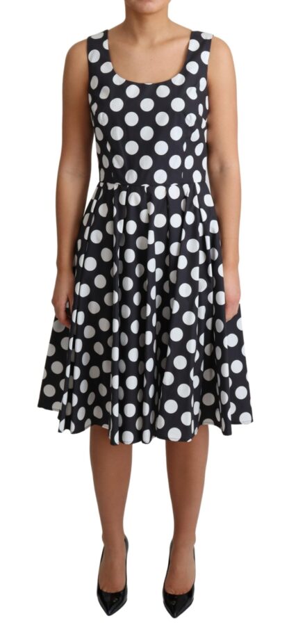 Dolce & Gabbana - Polka Dot Sleeveless A-Line Dress