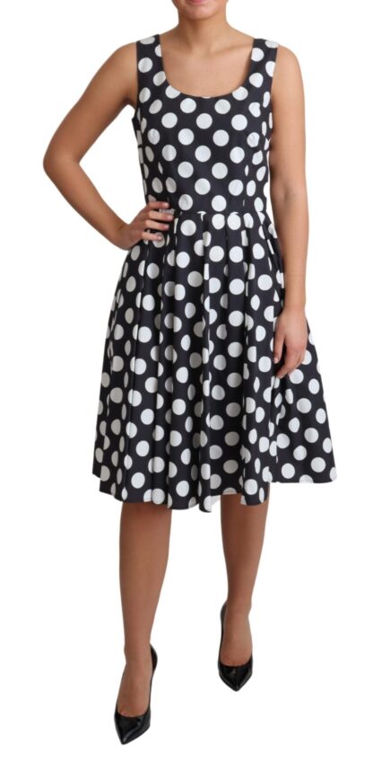 Dolce & Gabbana - Polka Dot Sleeveless A-Line Dress