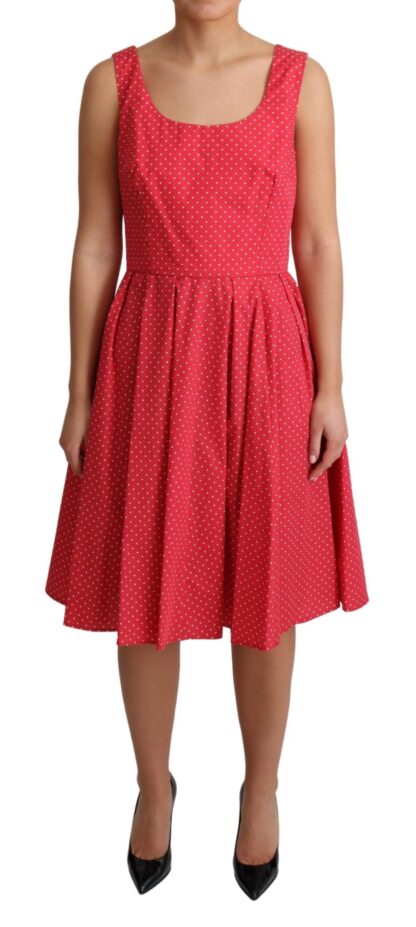 Dolce & Gabbana - Polka-Dot Sleeveless A-Line Dress